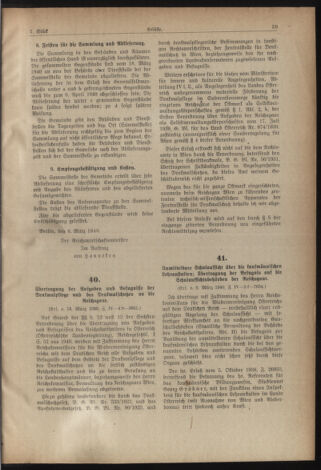 Verordnungsblatt für die Dienstbereiche der Bundesministerien für Unterricht und kulturelle Angelegenheiten bzw. Wissenschaft und Verkehr 19400331 Seite: 3