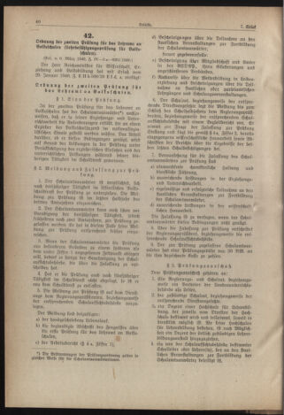 Verordnungsblatt für die Dienstbereiche der Bundesministerien für Unterricht und kulturelle Angelegenheiten bzw. Wissenschaft und Verkehr 19400331 Seite: 4