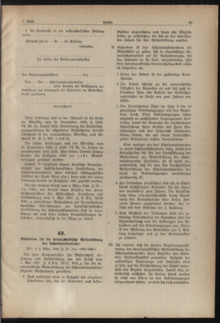 Verordnungsblatt für die Dienstbereiche der Bundesministerien für Unterricht und kulturelle Angelegenheiten bzw. Wissenschaft und Verkehr 19400331 Seite: 7