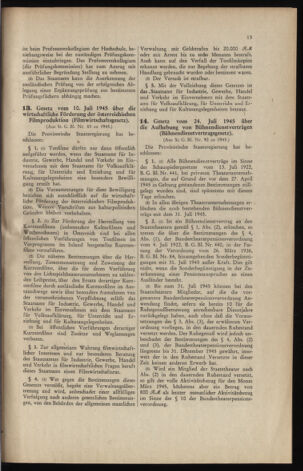 Verordnungsblatt für die Dienstbereiche der Bundesministerien für Unterricht und kulturelle Angelegenheiten bzw. Wissenschaft und Verkehr 19460201 Seite: 15