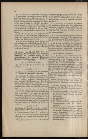 Verordnungsblatt für die Dienstbereiche der Bundesministerien für Unterricht und kulturelle Angelegenheiten bzw. Wissenschaft und Verkehr 19460201 Seite: 16