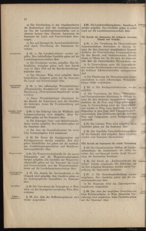 Verordnungsblatt für die Dienstbereiche der Bundesministerien für Unterricht und kulturelle Angelegenheiten bzw. Wissenschaft und Verkehr 19460201 Seite: 20