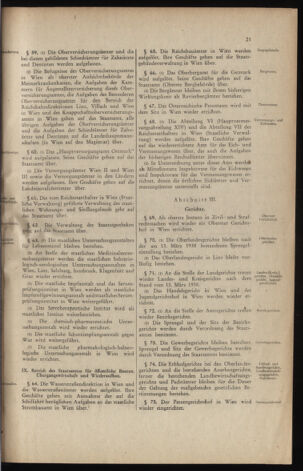 Verordnungsblatt für die Dienstbereiche der Bundesministerien für Unterricht und kulturelle Angelegenheiten bzw. Wissenschaft und Verkehr 19460201 Seite: 21