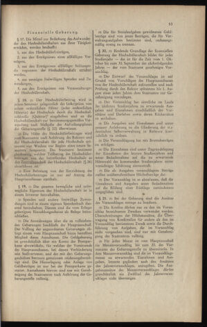 Verordnungsblatt für die Dienstbereiche der Bundesministerien für Unterricht und kulturelle Angelegenheiten bzw. Wissenschaft und Verkehr 19460201 Seite: 53