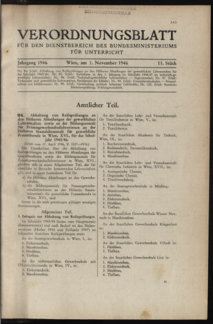 Verordnungsblatt für die Dienstbereiche der Bundesministerien für Unterricht und kulturelle Angelegenheiten bzw. Wissenschaft und Verkehr