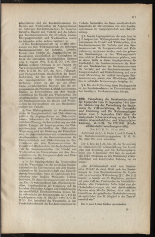 Verordnungsblatt für die Dienstbereiche der Bundesministerien für Unterricht und kulturelle Angelegenheiten bzw. Wissenschaft und Verkehr 19461201 Seite: 5