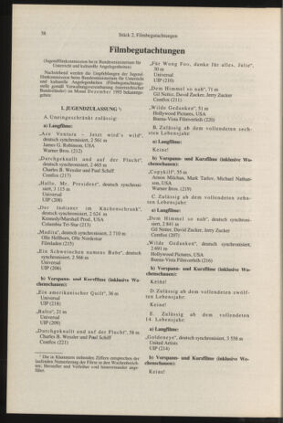 Verordnungsblatt für die Dienstbereiche der Bundesministerien für Unterricht und kulturelle Angelegenheiten bzw. Wissenschaft und Verkehr 19960201 Seite: 14