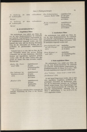 Verordnungsblatt für die Dienstbereiche der Bundesministerien für Unterricht und kulturelle Angelegenheiten bzw. Wissenschaft und Verkehr 19960201 Seite: 15