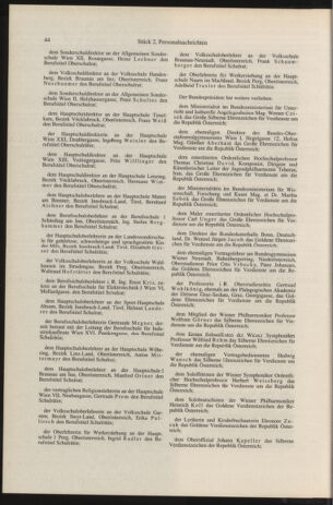 Verordnungsblatt für die Dienstbereiche der Bundesministerien für Unterricht und kulturelle Angelegenheiten bzw. Wissenschaft und Verkehr 19960201 Seite: 20