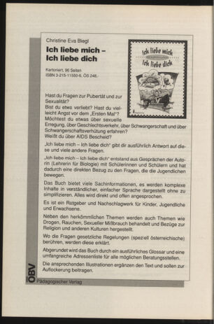 Verordnungsblatt für die Dienstbereiche der Bundesministerien für Unterricht und kulturelle Angelegenheiten bzw. Wissenschaft und Verkehr 19960201 Seite: 22