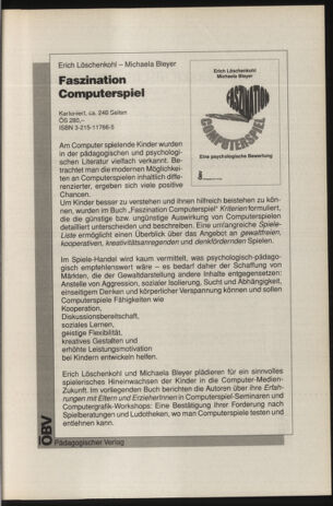 Verordnungsblatt für die Dienstbereiche der Bundesministerien für Unterricht und kulturelle Angelegenheiten bzw. Wissenschaft und Verkehr 19960201 Seite: 23