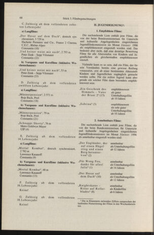 Verordnungsblatt für die Dienstbereiche der Bundesministerien für Unterricht und kulturelle Angelegenheiten bzw. Wissenschaft und Verkehr 19960301 Seite: 20