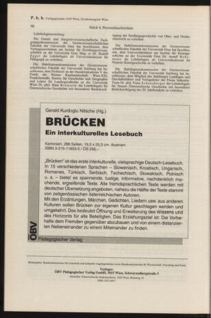 Verordnungsblatt für die Dienstbereiche der Bundesministerien für Unterricht und kulturelle Angelegenheiten bzw. Wissenschaft und Verkehr 19960401 Seite: 12