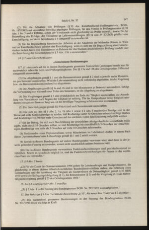 Verordnungsblatt für die Dienstbereiche der Bundesministerien für Unterricht und kulturelle Angelegenheiten bzw. Wissenschaft und Verkehr 19960601 Seite: 35