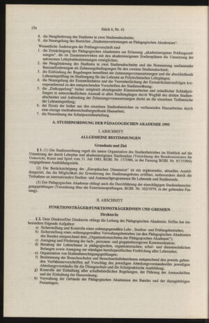 Verordnungsblatt für die Dienstbereiche der Bundesministerien für Unterricht und kulturelle Angelegenheiten bzw. Wissenschaft und Verkehr 19960601 Seite: 42