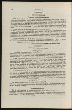 Verordnungsblatt für die Dienstbereiche der Bundesministerien für Unterricht und kulturelle Angelegenheiten bzw. Wissenschaft und Verkehr 19960601 Seite: 56