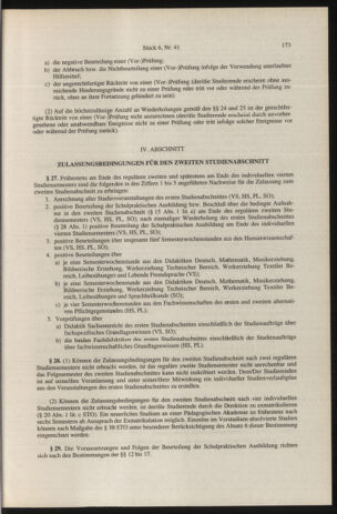 Verordnungsblatt für die Dienstbereiche der Bundesministerien für Unterricht und kulturelle Angelegenheiten bzw. Wissenschaft und Verkehr 19960601 Seite: 61