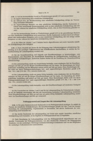 Verordnungsblatt für die Dienstbereiche der Bundesministerien für Unterricht und kulturelle Angelegenheiten bzw. Wissenschaft und Verkehr 19960601 Seite: 69