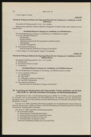 Verordnungsblatt für die Dienstbereiche der Bundesministerien für Unterricht und kulturelle Angelegenheiten bzw. Wissenschaft und Verkehr 19960801 Seite: 2