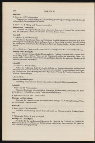 Verordnungsblatt für die Dienstbereiche der Bundesministerien für Unterricht und kulturelle Angelegenheiten bzw. Wissenschaft und Verkehr 19960801 Seite: 20