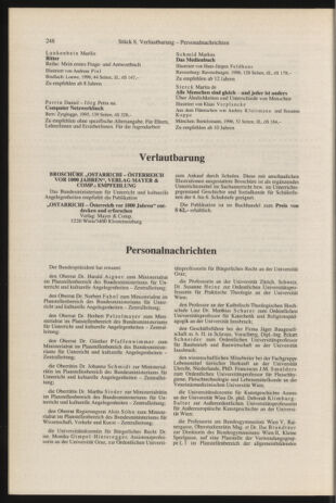 Verordnungsblatt für die Dienstbereiche der Bundesministerien für Unterricht und kulturelle Angelegenheiten bzw. Wissenschaft und Verkehr 19960801 Seite: 36