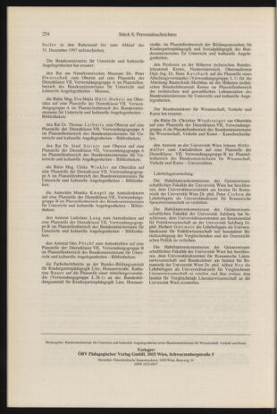 Verordnungsblatt für die Dienstbereiche der Bundesministerien für Unterricht und kulturelle Angelegenheiten bzw. Wissenschaft und Verkehr 19960801 Seite: 42