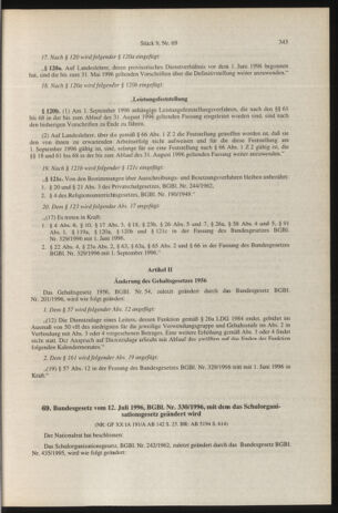 Verordnungsblatt für die Dienstbereiche der Bundesministerien für Unterricht und kulturelle Angelegenheiten bzw. Wissenschaft und Verkehr 19960901 Seite: 7