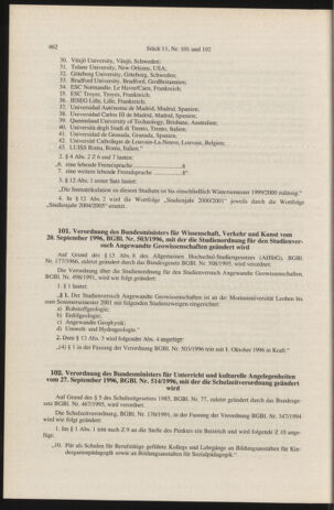 Verordnungsblatt für die Dienstbereiche der Bundesministerien für Unterricht und kulturelle Angelegenheiten bzw. Wissenschaft und Verkehr 19961101 Seite: 10