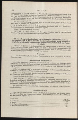 Verordnungsblatt für die Dienstbereiche der Bundesministerien für Unterricht und kulturelle Angelegenheiten bzw. Wissenschaft und Verkehr 19961101 Seite: 6