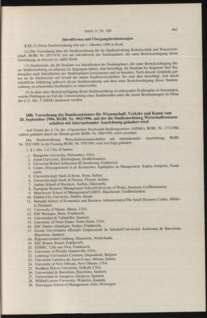 Verordnungsblatt für die Dienstbereiche der Bundesministerien für Unterricht und kulturelle Angelegenheiten bzw. Wissenschaft und Verkehr 19961101 Seite: 9