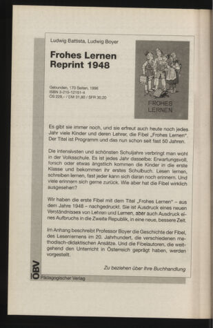 Verordnungsblatt für die Dienstbereiche der Bundesministerien für Unterricht und kulturelle Angelegenheiten bzw. Wissenschaft und Verkehr 19961201 Seite: 14