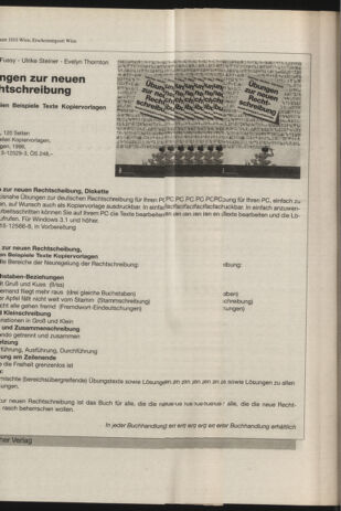 Verordnungsblatt für die Dienstbereiche der Bundesministerien für Unterricht und kulturelle Angelegenheiten bzw. Wissenschaft und Verkehr 19961201 Seite: 16