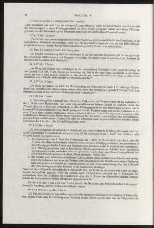 Verordnungsblatt für die Dienstbereiche der Bundesministerien für Unterricht und kulturelle Angelegenheiten bzw. Wissenschaft und Verkehr 19970201 Seite: 14