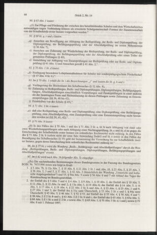 Verordnungsblatt für die Dienstbereiche der Bundesministerien für Unterricht und kulturelle Angelegenheiten bzw. Wissenschaft und Verkehr 19970201 Seite: 20