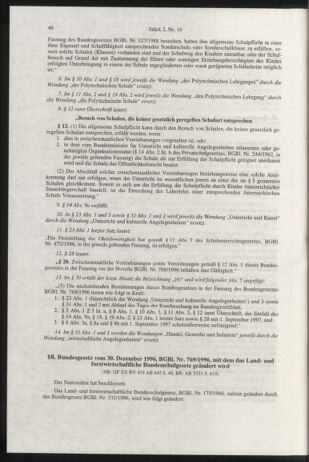 Verordnungsblatt für die Dienstbereiche der Bundesministerien für Unterricht und kulturelle Angelegenheiten bzw. Wissenschaft und Verkehr 19970201 Seite: 22