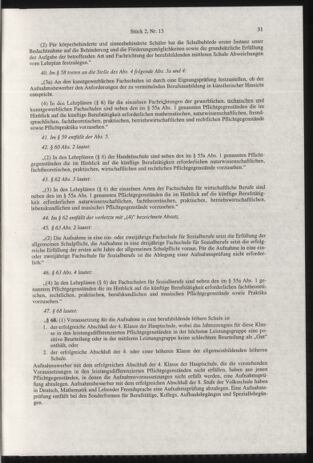 Verordnungsblatt für die Dienstbereiche der Bundesministerien für Unterricht und kulturelle Angelegenheiten bzw. Wissenschaft und Verkehr 19970201 Seite: 7