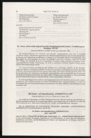 Verordnungsblatt für die Dienstbereiche der Bundesministerien für Unterricht und kulturelle Angelegenheiten bzw. Wissenschaft und Verkehr 19970301 Seite: 10