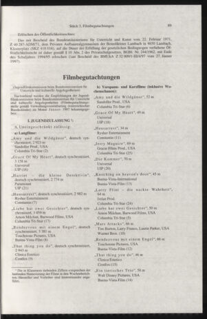 Verordnungsblatt für die Dienstbereiche der Bundesministerien für Unterricht und kulturelle Angelegenheiten bzw. Wissenschaft und Verkehr 19970301 Seite: 13