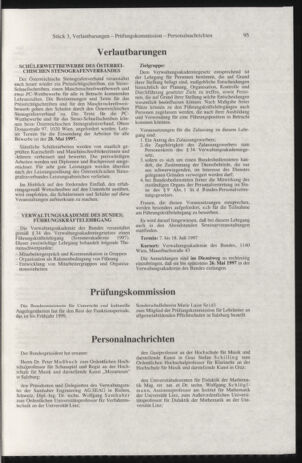 Verordnungsblatt für die Dienstbereiche der Bundesministerien für Unterricht und kulturelle Angelegenheiten bzw. Wissenschaft und Verkehr 19970301 Seite: 19