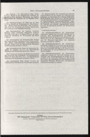 Verordnungsblatt für die Dienstbereiche der Bundesministerien für Unterricht und kulturelle Angelegenheiten bzw. Wissenschaft und Verkehr 19970301 Seite: 23