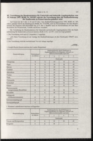 Verordnungsblatt für die Dienstbereiche der Bundesministerien für Unterricht und kulturelle Angelegenheiten bzw. Wissenschaft und Verkehr 19970401 Seite: 3