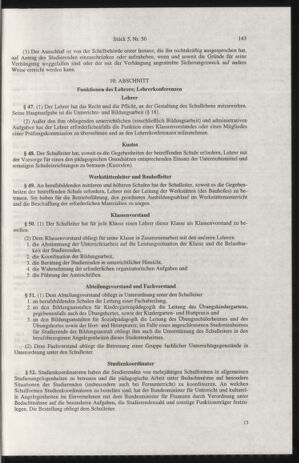 Verordnungsblatt für die Dienstbereiche der Bundesministerien für Unterricht und kulturelle Angelegenheiten bzw. Wissenschaft und Verkehr 19970501 Seite: 15