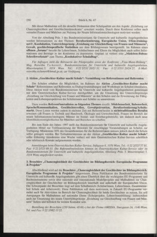 Verordnungsblatt für die Dienstbereiche der Bundesministerien für Unterricht und kulturelle Angelegenheiten bzw. Wissenschaft und Verkehr 19970601 Seite: 14