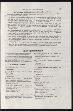 Verordnungsblatt für die Dienstbereiche der Bundesministerien für Unterricht und kulturelle Angelegenheiten bzw. Wissenschaft und Verkehr 19970601 Seite: 19