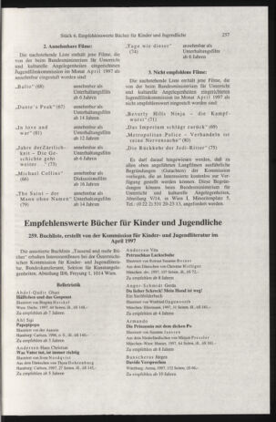 Verordnungsblatt für die Dienstbereiche der Bundesministerien für Unterricht und kulturelle Angelegenheiten bzw. Wissenschaft und Verkehr 19970601 Seite: 21