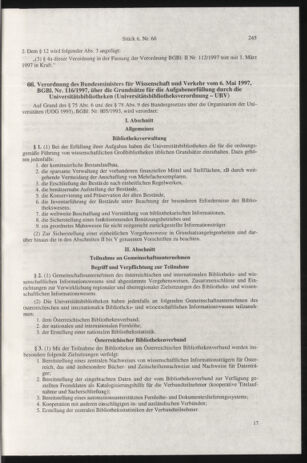 Verordnungsblatt für die Dienstbereiche der Bundesministerien für Unterricht und kulturelle Angelegenheiten bzw. Wissenschaft und Verkehr 19970601 Seite: 9