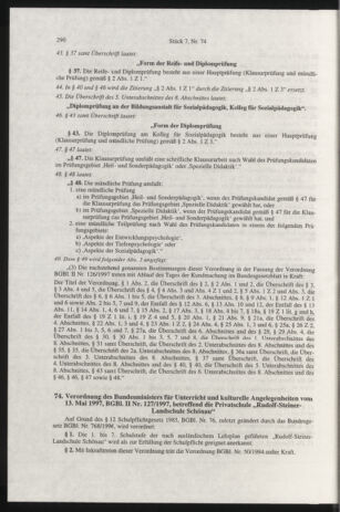 Verordnungsblatt für die Dienstbereiche der Bundesministerien für Unterricht und kulturelle Angelegenheiten bzw. Wissenschaft und Verkehr 19970701 Seite: 22