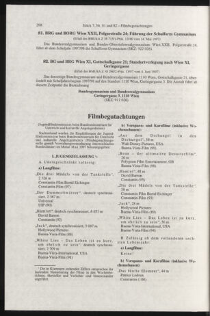 Verordnungsblatt für die Dienstbereiche der Bundesministerien für Unterricht und kulturelle Angelegenheiten bzw. Wissenschaft und Verkehr 19970701 Seite: 30