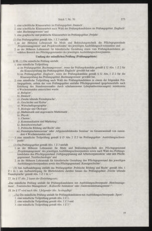 Verordnungsblatt für die Dienstbereiche der Bundesministerien für Unterricht und kulturelle Angelegenheiten bzw. Wissenschaft und Verkehr 19970701 Seite: 5