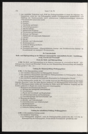 Verordnungsblatt für die Dienstbereiche der Bundesministerien für Unterricht und kulturelle Angelegenheiten bzw. Wissenschaft und Verkehr 19970701 Seite: 8